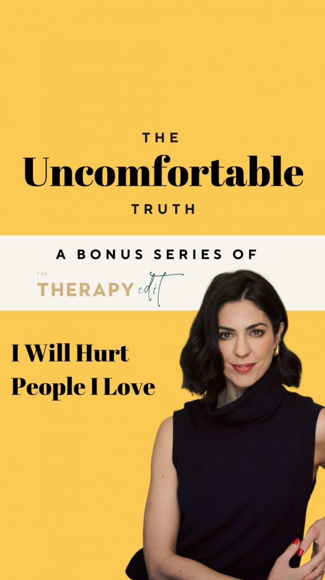 In this, the third of a special ten part series of The Therapy Edit, I chat through the second of The Uncomfortable Truths; I Will Hurt People I Love.

Comment POD LINK below and we’ll send the episode directly to your DMS.

The Uncomfortable Truth: Change Your Life By Taming 10 of Your Mind’s Greatest Fears is my  5th book and is set for publication on the 8th August!

Pre-order your copy here and have it delivered straight to your door on publication day!

#uncomfortabletruths #therapy #lifechanging