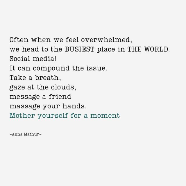 When you need to escape for a moment, consider what you need. Often when we feel overwhelmed, we head to the busiest place on earth. Social media! 

When you’re stressed or overwhelmed, your nervous system switches into fight or flight state but you don’t want to fight with your kids and you can’t ‘flee’.

So you opt for the functional freeze state. You disappear into your phone. You’re there in body, but have mostly checked out in mind. 

You think you’re being a rubbish parent, but in truth, you’re a tired one. 

It’s not what we want. It doesn’t make us feel good. So, when we find ourselves scrolling time away, instead of lurching to self-criticism, think about these things:

- Consider how you’re feeling. Overwhelmed? Bored? Cornered? Apathetic? Lonely?

- How might you meet the need as soon as possible, in a big or small way?

- Might you have chosen to immerse yourself in your phone over shouting, running for the hills or panicking? A bit of dissociating when we’re at the end of ourselves can feel ‘ugh’ but can sometimes be best-case scenario to aid self-regulation when in that heightened state.

- Instead of beating yourself up for doomscrolling the hour away, look at the bigger picture of your resources at the moment. Where can you pull back on demand, or address exhausting perfectionism to win back resources even if circumstances can’t be changed?

- What realistic boundaries would you like to place?

 ‘I can’t always be present’ is one of the chapters of my new book ‘The Uncomfortable Truth’ - injecting some insight and compassion into why we find it so hard to be in the moment as much as we’d like.

Axx